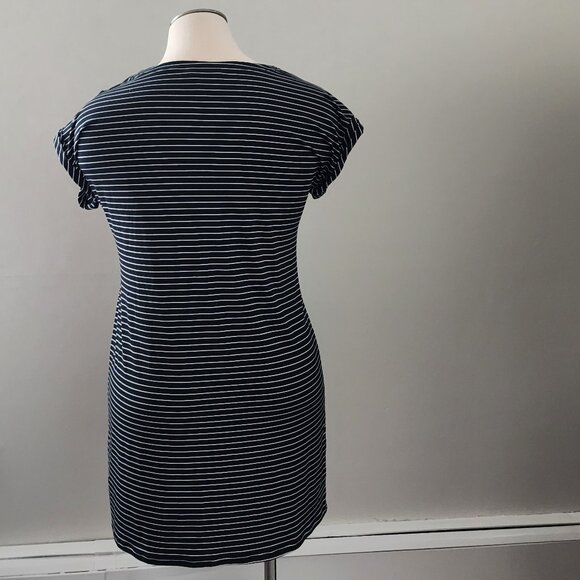 Kenneth Cole Reaction Striped Stretch Dress XL - Picture 3 of 3